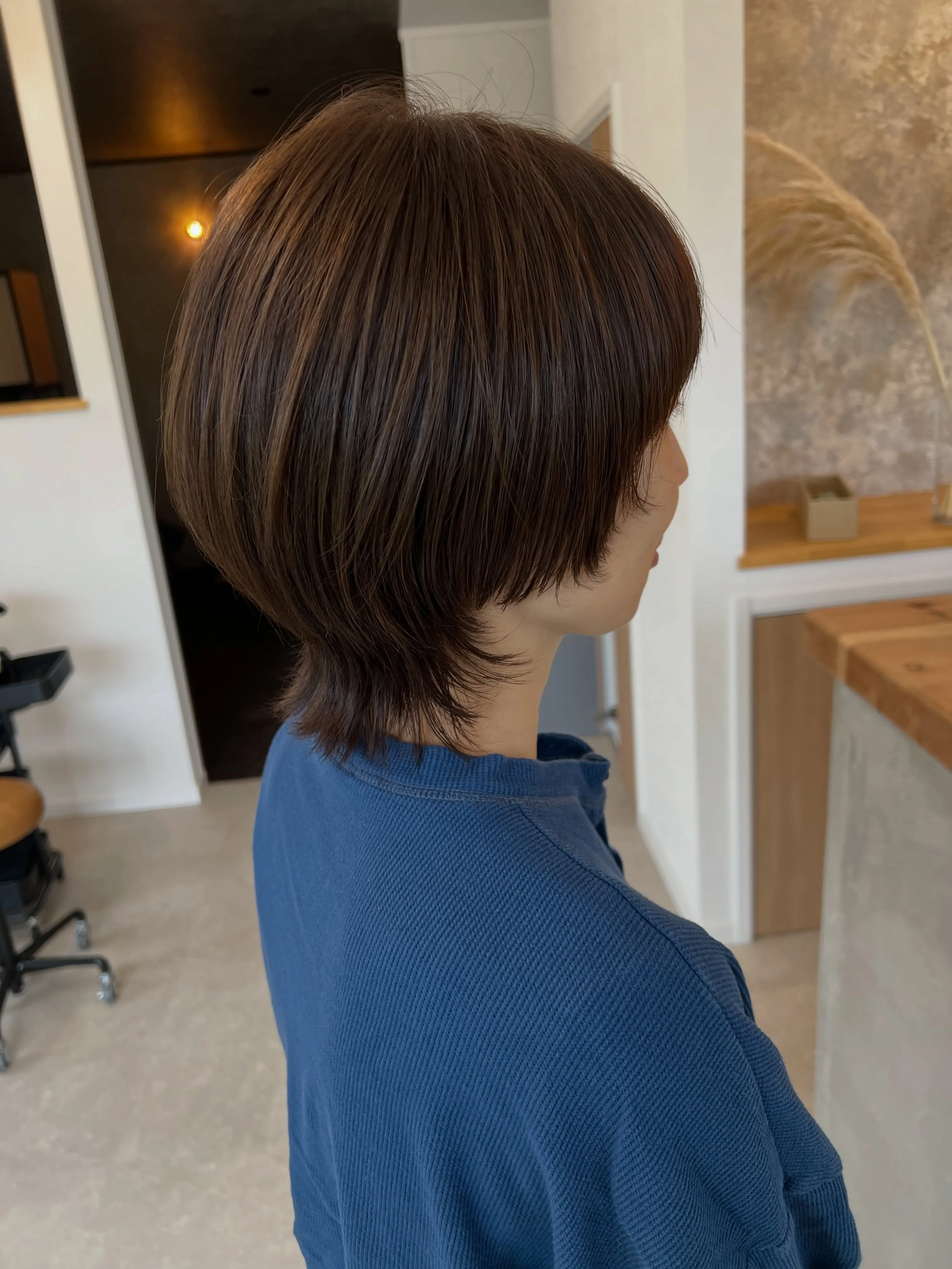 伸ばしかけ→マッシュウルフ💇‍♀️